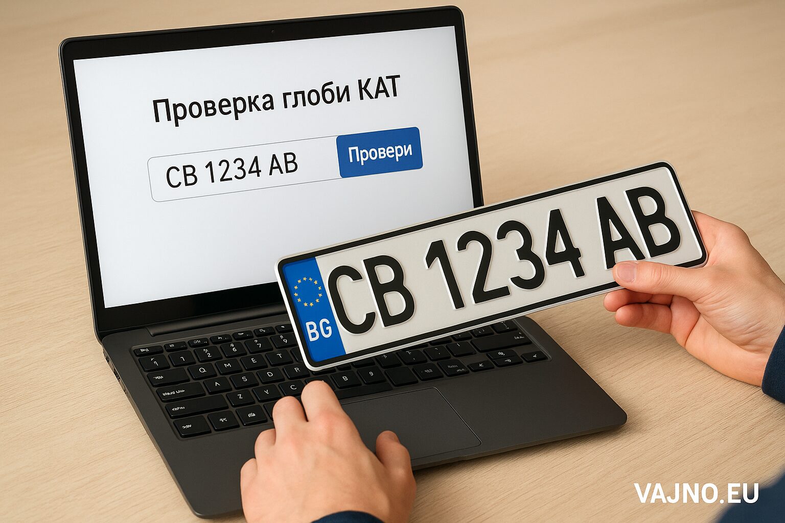Онлайн проверка глоби КАТ по регистрационен номер няма, но можете да проверите...