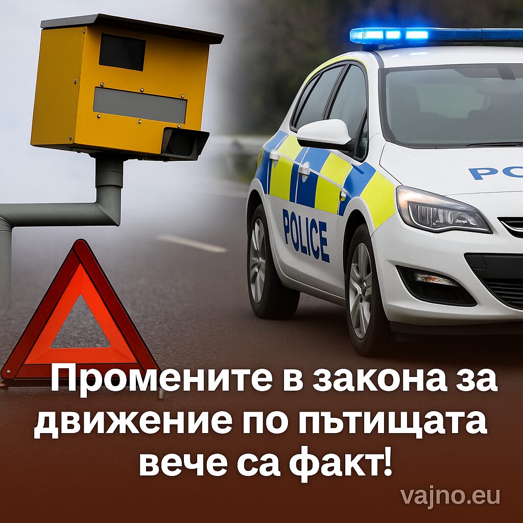 Приеха официално промените в закона за движение по пътищата 2025